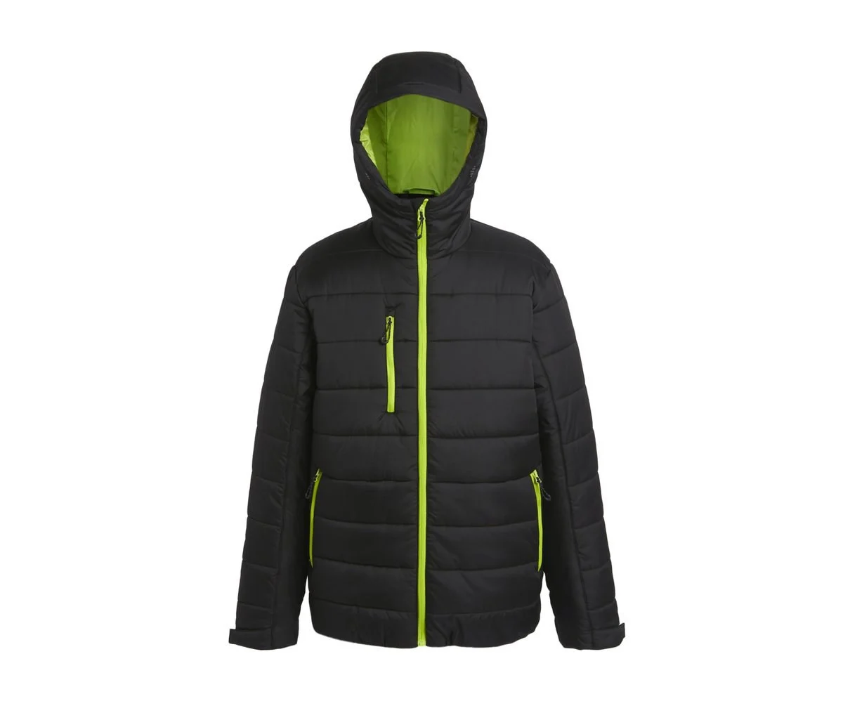 Regatta RGA241 Gewatteerde Jas – Black / Lime