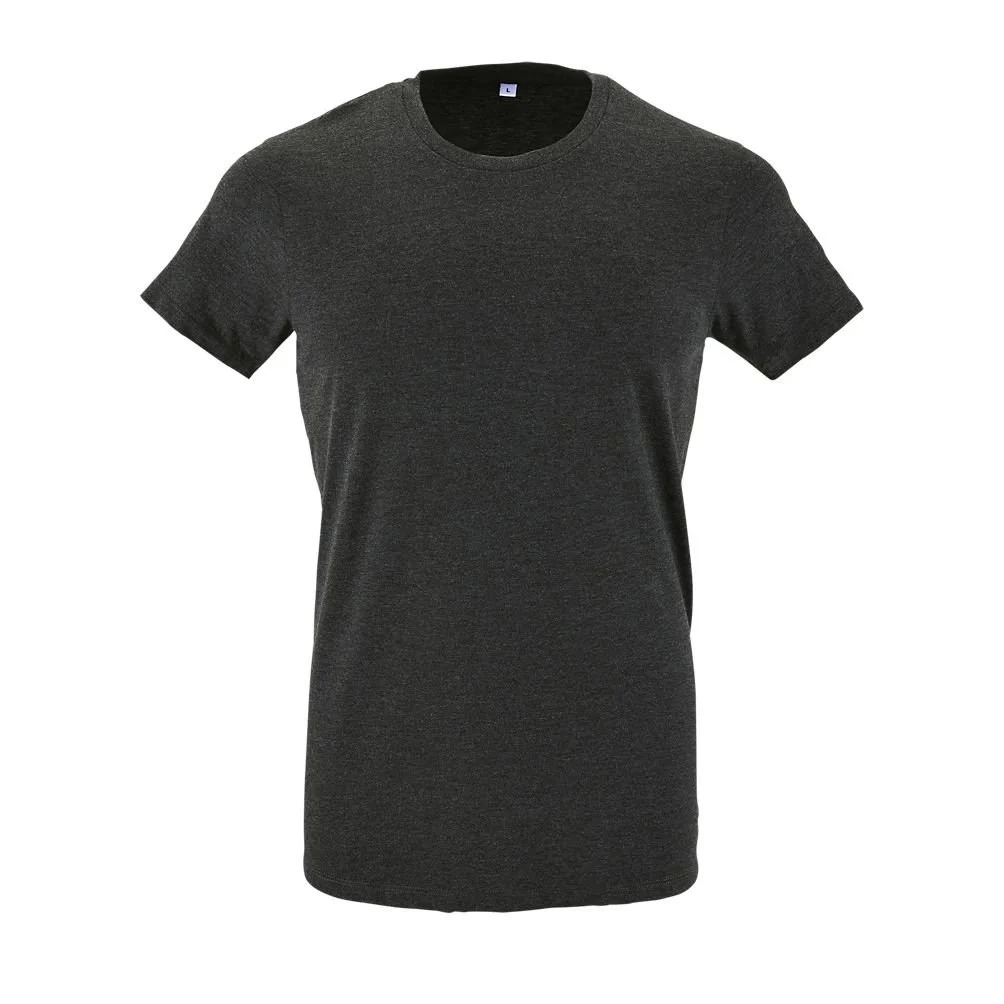 SOL'S 00553 Regent T-shirt Heren – Houtskool gemêleerd