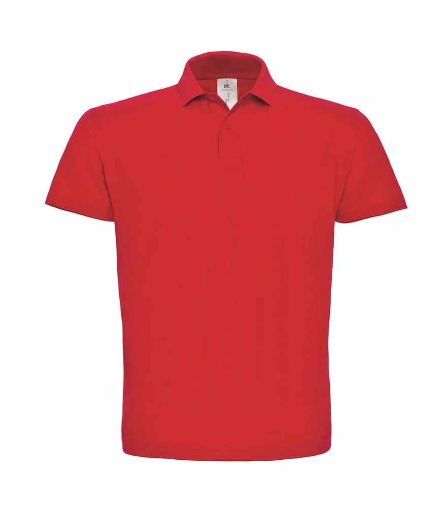 B&C BCID1 ID.001 Polo Heren – Red