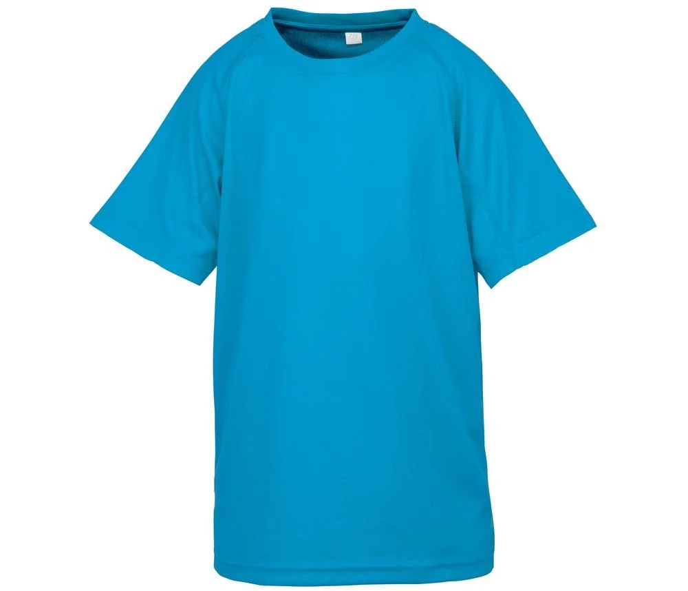 Spiro SP287J Aircool Kinder T-shirt – Ocean Blue