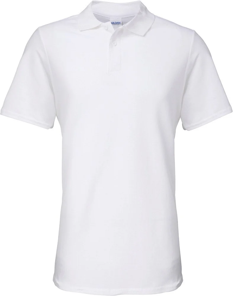 Gildan GI64800 Polo Heren – Wit