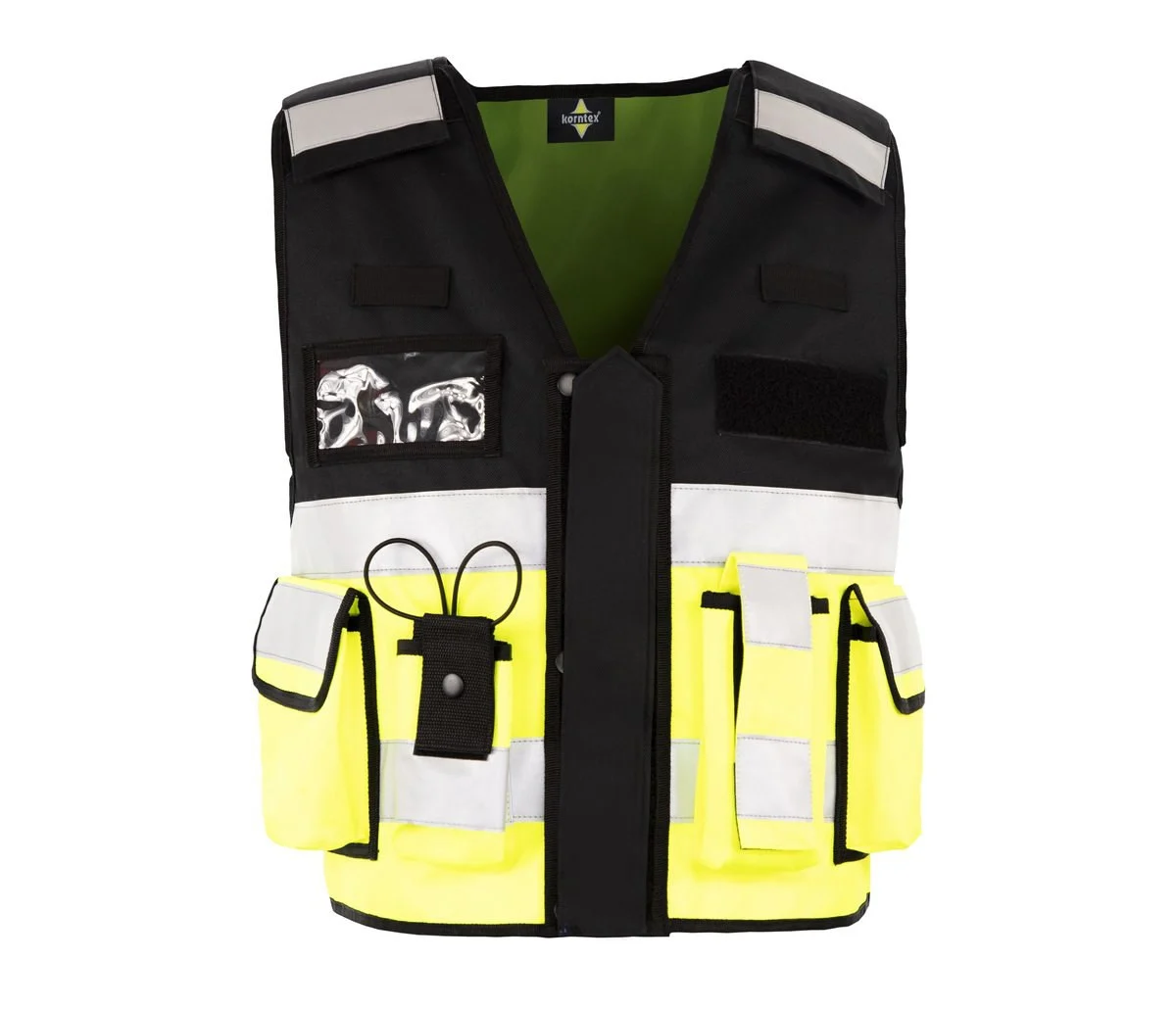 Korntex KX231 Bonn Veiligheidshesje – Hi Vis Yellow/Black