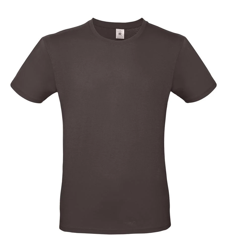 B&C BC01T #E150 T-shirt Heren – Bear Brown