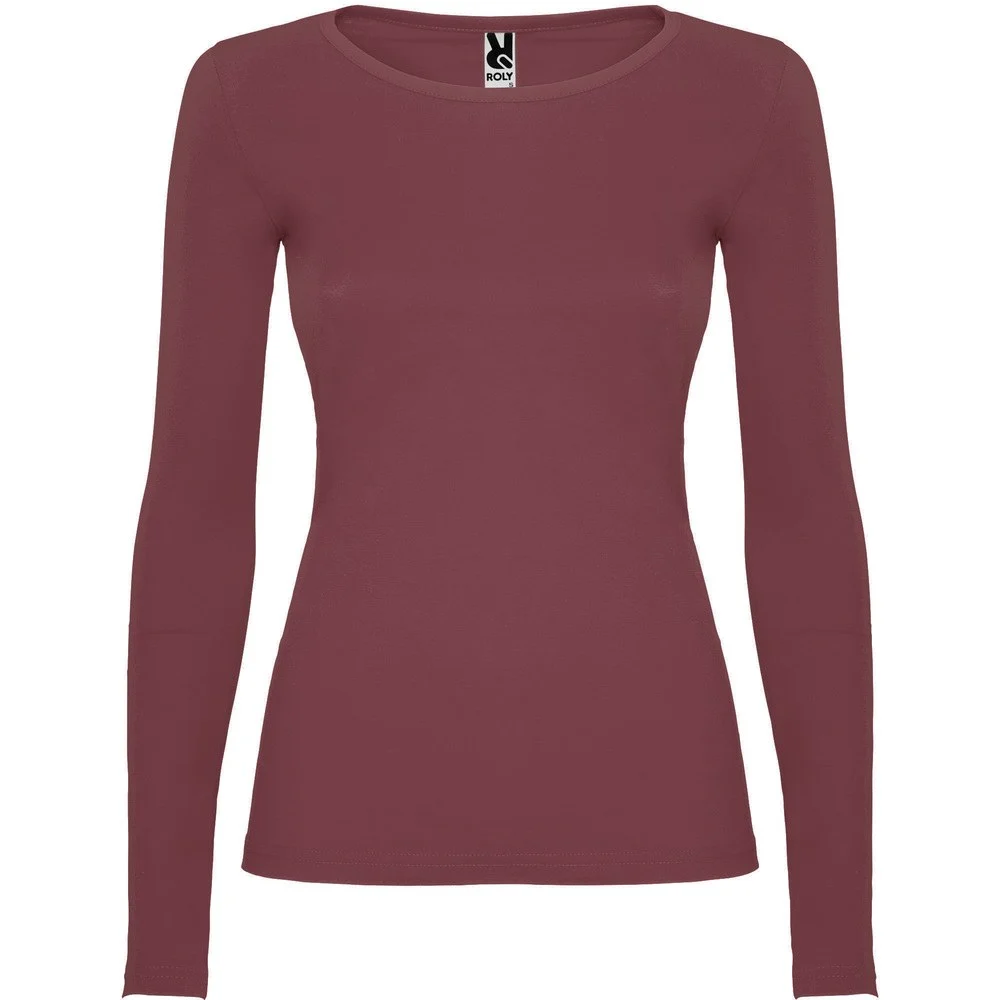 Roly CA1218 Extreme T-shirt Lange Mouwen Dames – ROJO BAYA