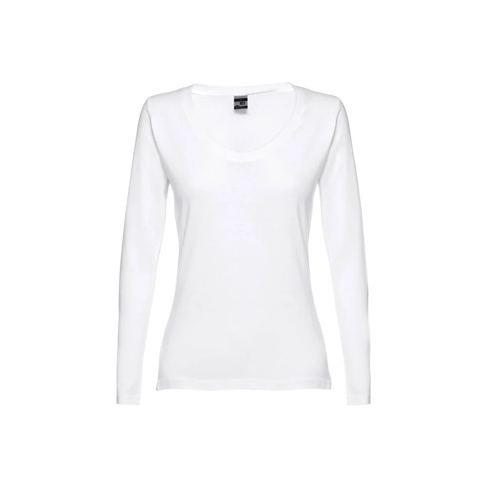 TH Clothes 30125 T-shirt Lange Mouwen Dames – Wit