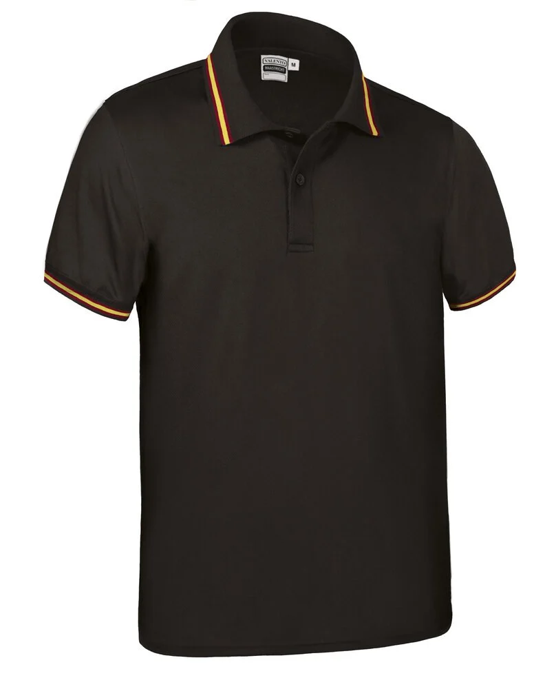 Valento POVAMAA Maastricht Polo – black-spanish flag