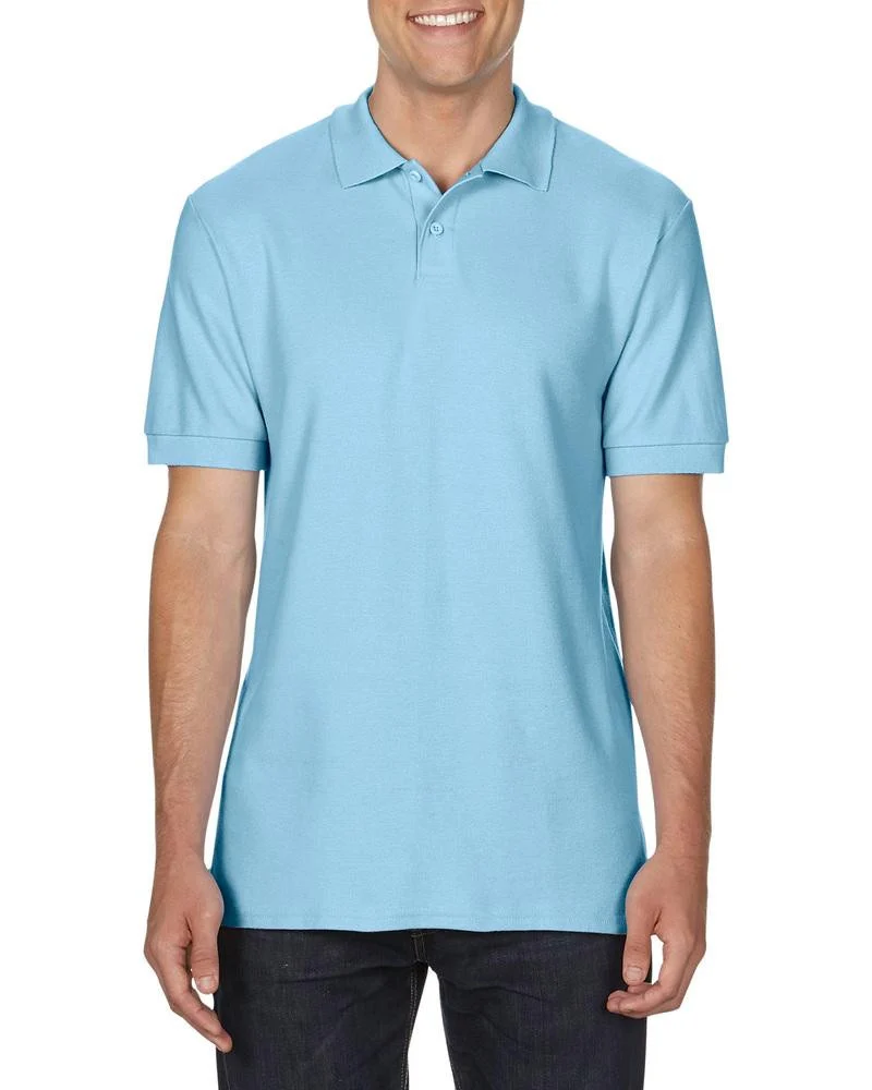 Gildan GN480 Softstyle Dubbele Piqué Polo – Light Blue