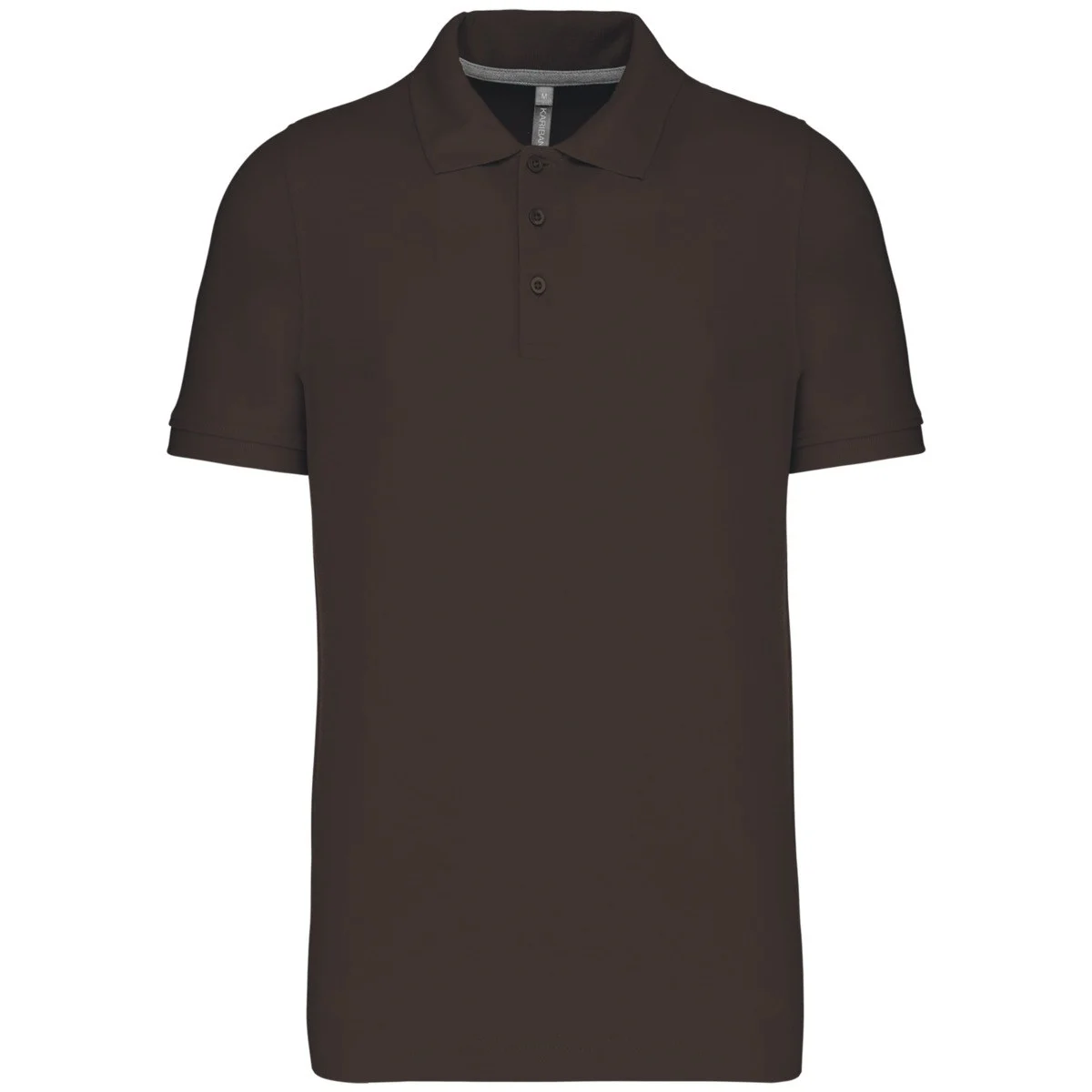 Kariban K241 Polo Heren – Chocolade