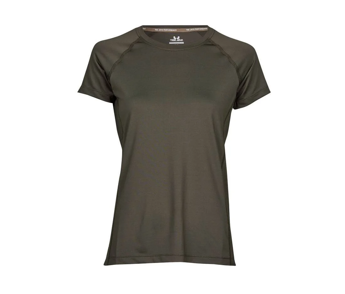Tee Jays TJ7021 CoolDry T-shirt Dames – Deep Green