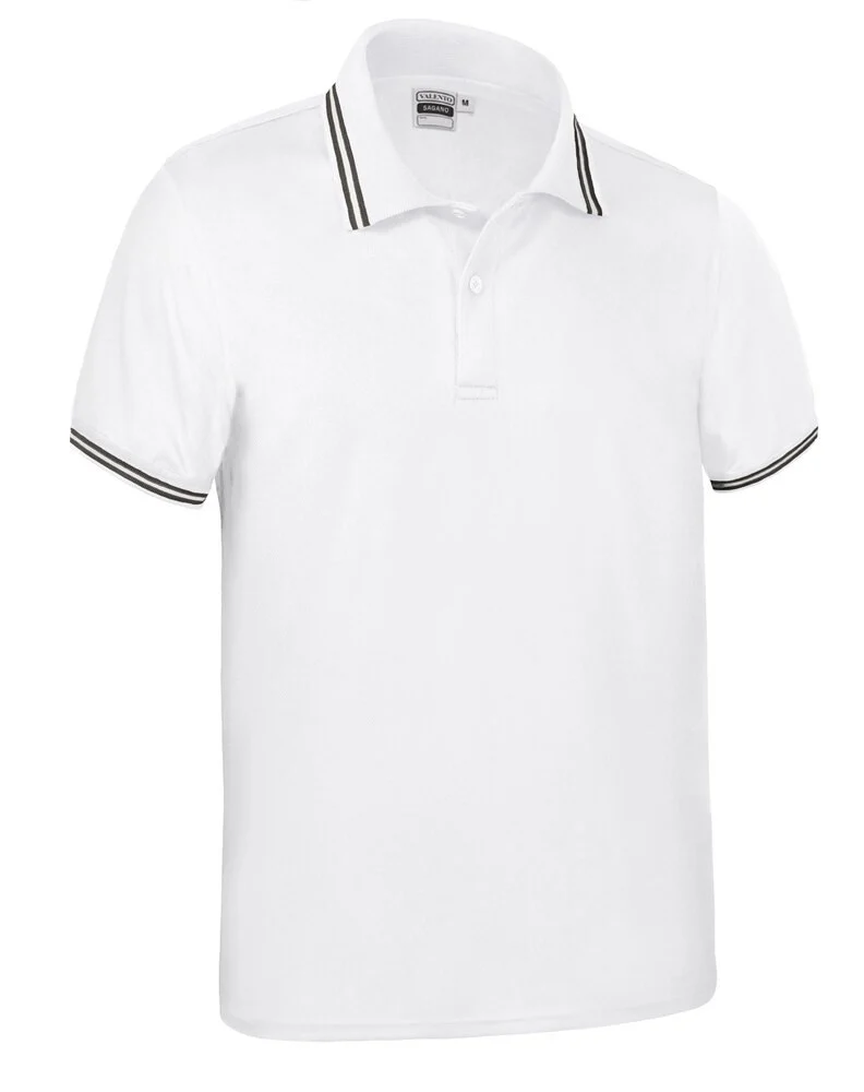 Valento POVASAG Sagano Polo – White-Black