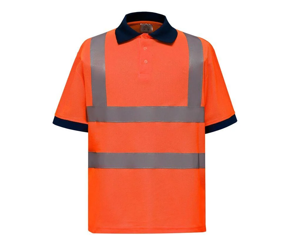 Yoko YK210 Poloshirt Hoge Zichtbaarheid – Hi Vis Orange