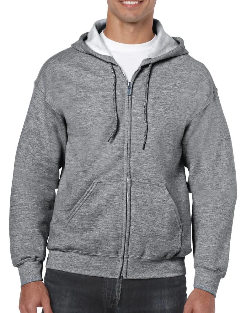Gildan GN960 Heavy Blend Ritshoodie – Graphite Heather