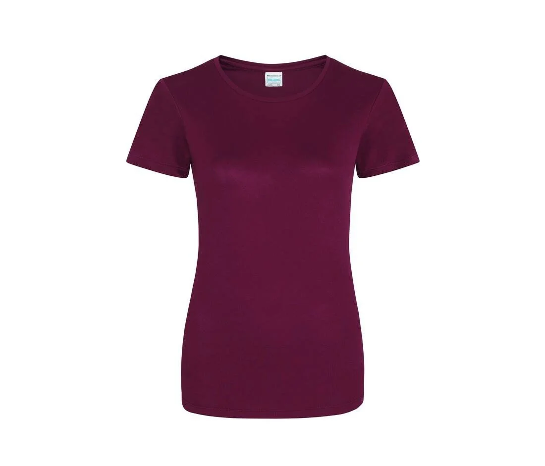 Just Cool JC005 Cool T Dames – Burgundy
