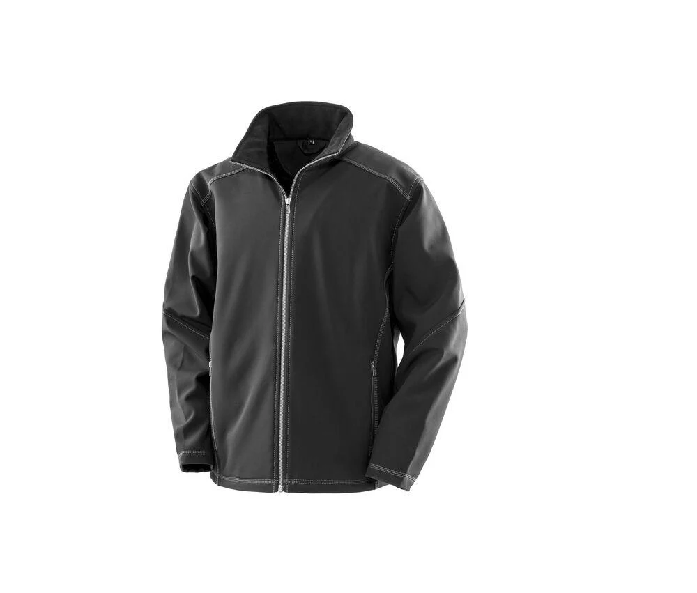 Result RS455M Softshell Jas Heren – Black
