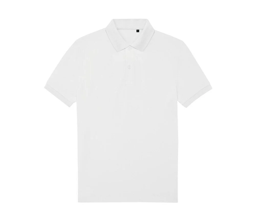 B&C BCU428 65/35 Gerecycled Polyester Polo Heren – White