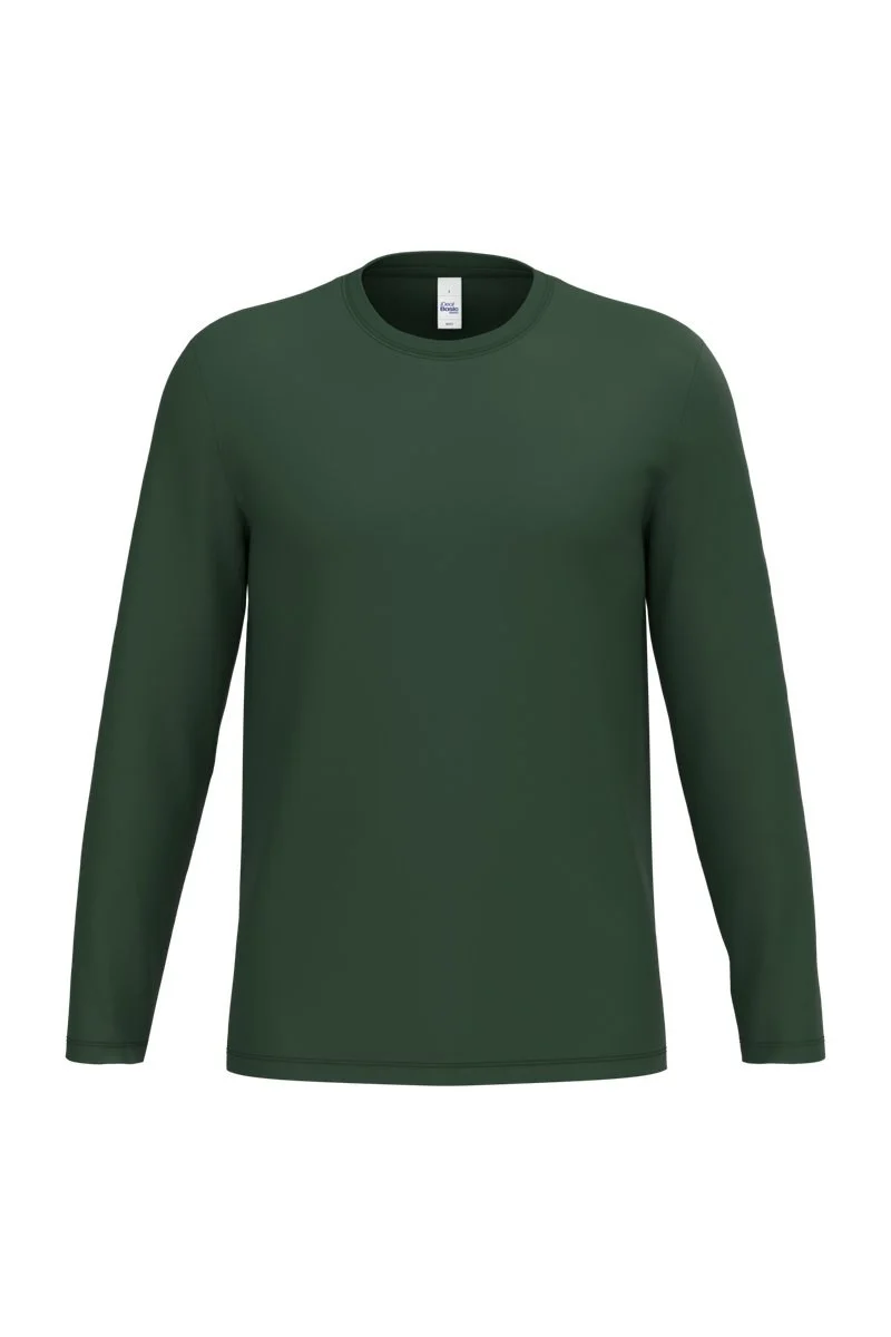 iDeal Basic Brand IB323 T-shirt Lange Mouwen – Ideal Forest Green