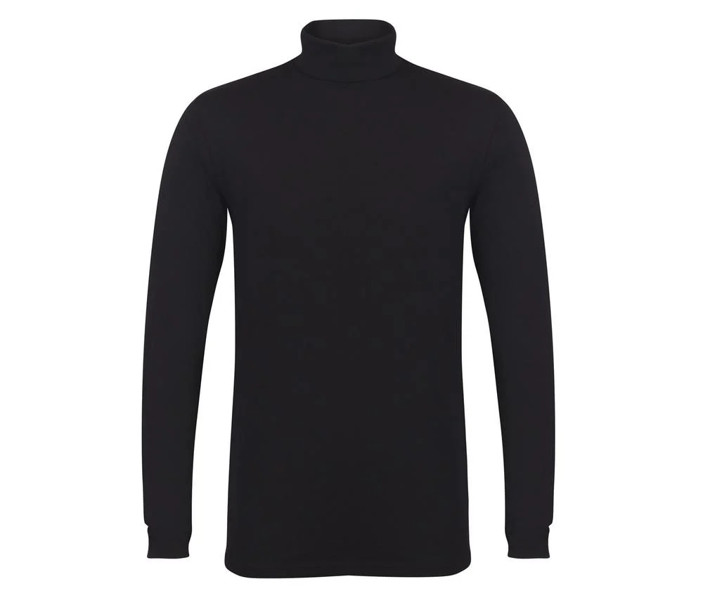 SF Men SF125 Col Shirt Lange Mouwen – Black