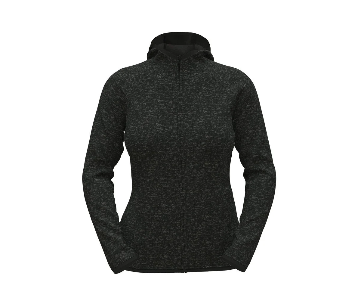 Stedman ST5560 Lux Fleecejas met Capuchon Dames – Black Opal Heather