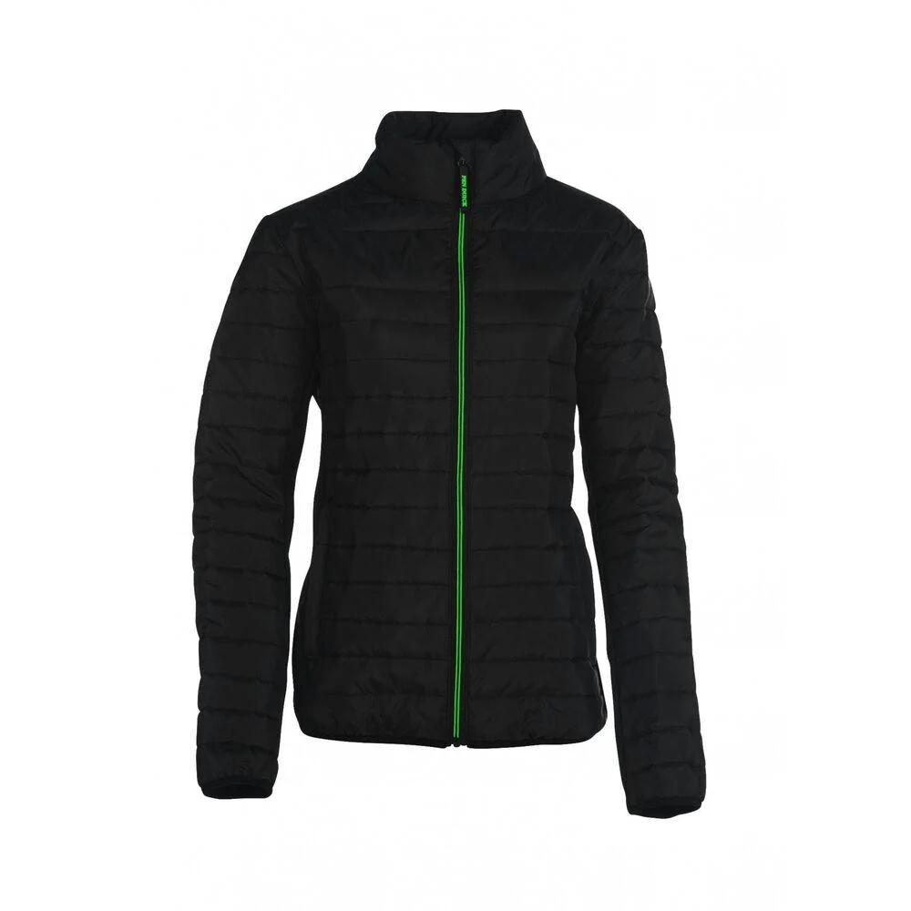 Pen Duick PK518 Boston Gewatteerde Jas Dames – Black/Black/Kelly Green