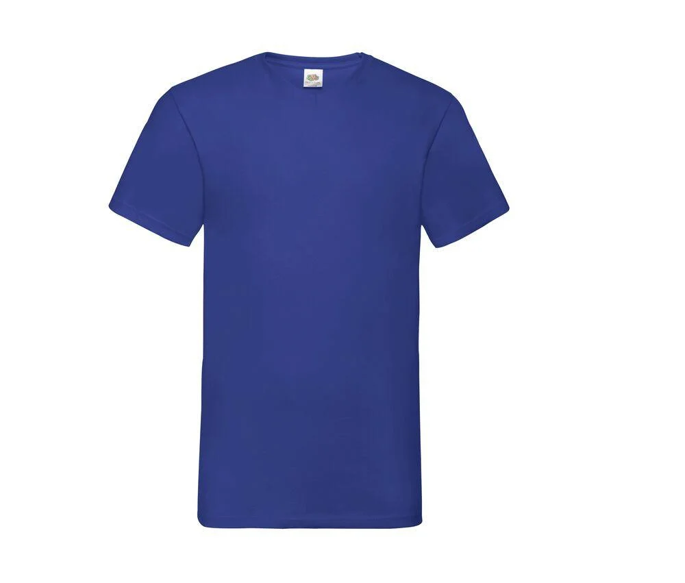 Fruit of the Loom SC234 Valueweight V-hals T-shirt – Royal Blue