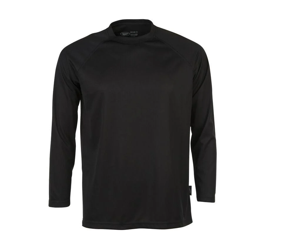 Pen Duick PK145 Firstee Sport T-shirt Lange Mouwen – Black