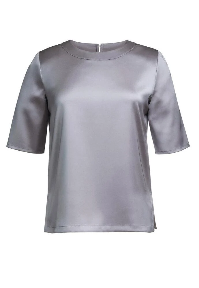Brook Taverner BT2362 Stretch Werkschort Korte Mouwen Dames – Grijs