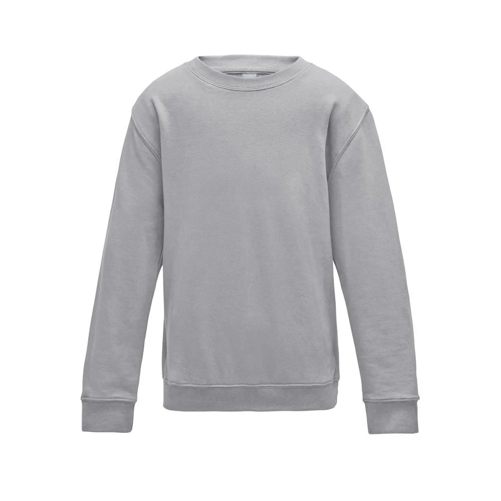 AWDIS JH030J Kindersweater – Heather Grey