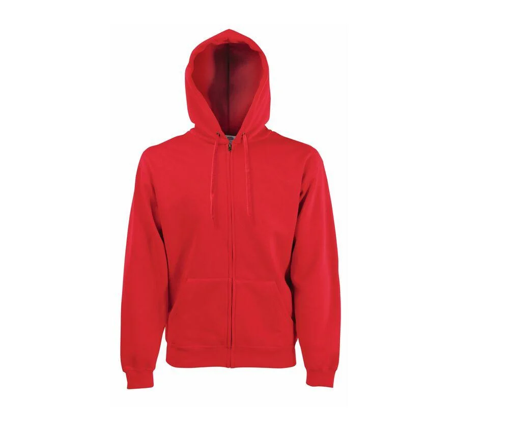 Fruit of the Loom SC374 Ritshoodie Heren – Red