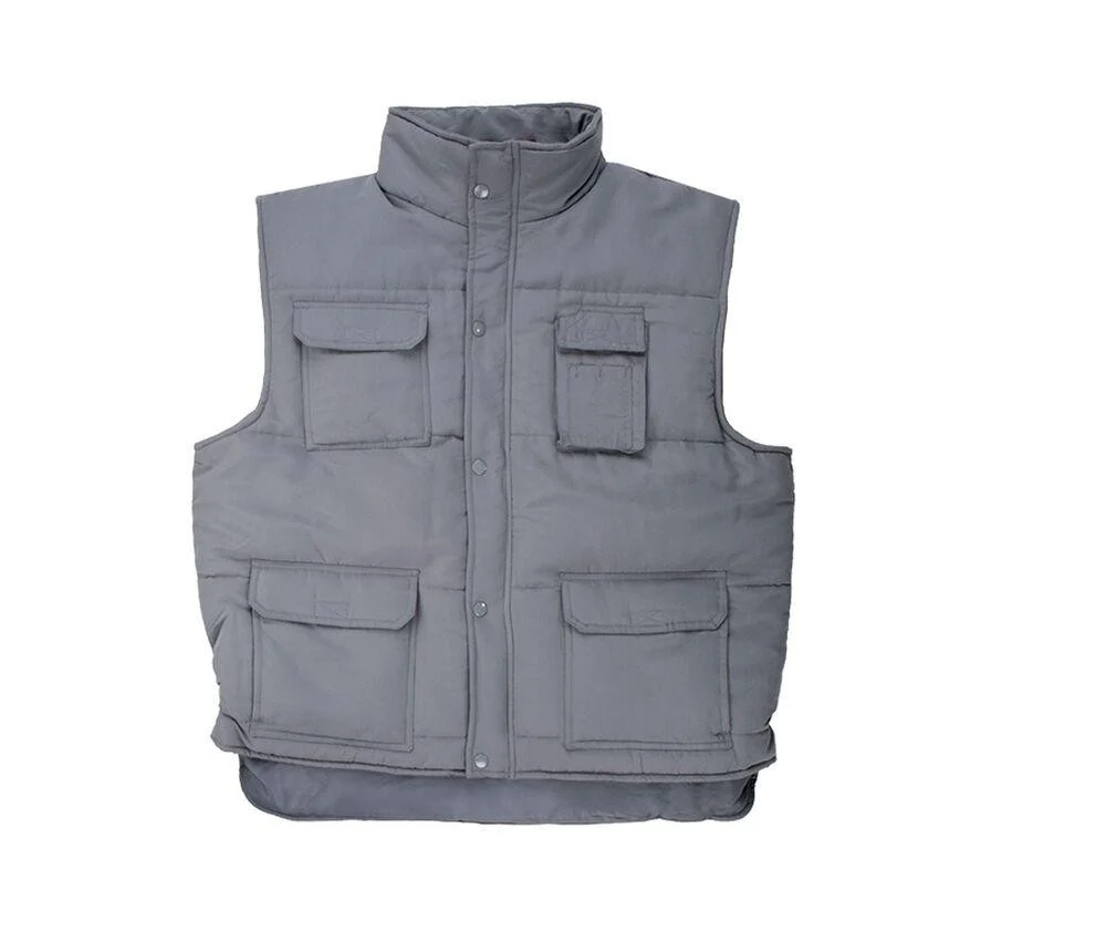 Velilla VL108 Multi-pocket Gewatteerde Bodywarmer – Grey