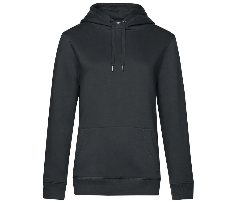 B&C BCW02Q Hoodie Queen – Asphalt