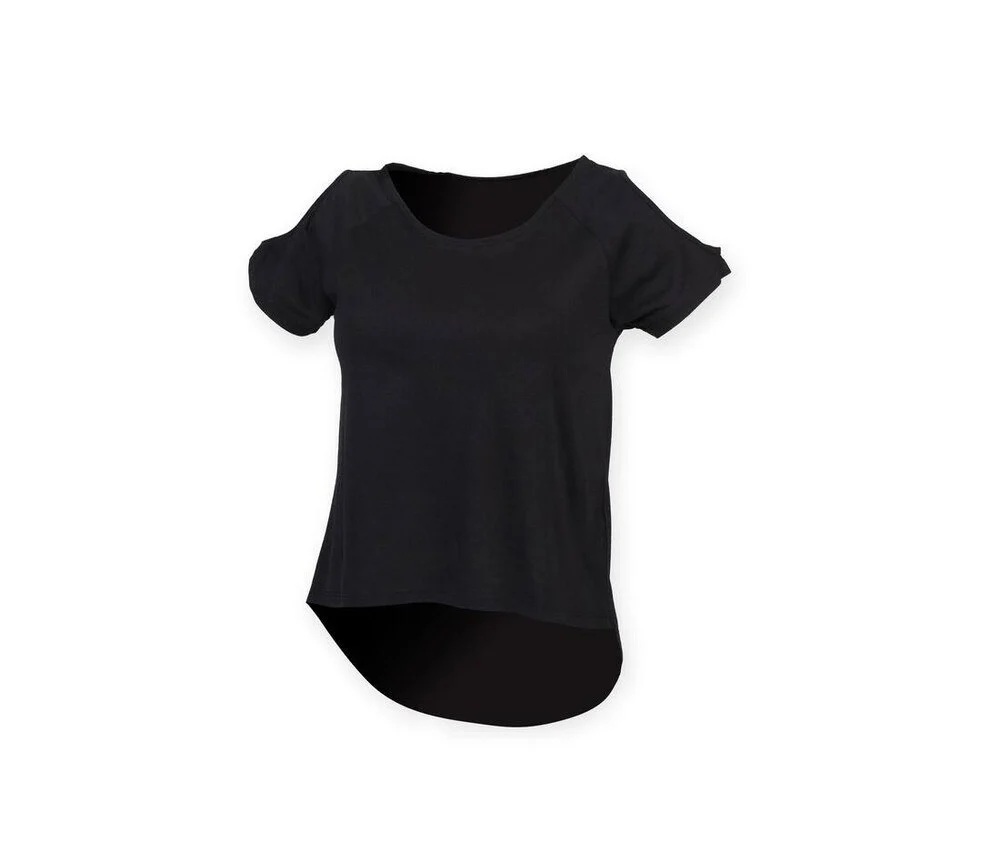 Skinnifit SK233 T-shirt Dames – Zwart