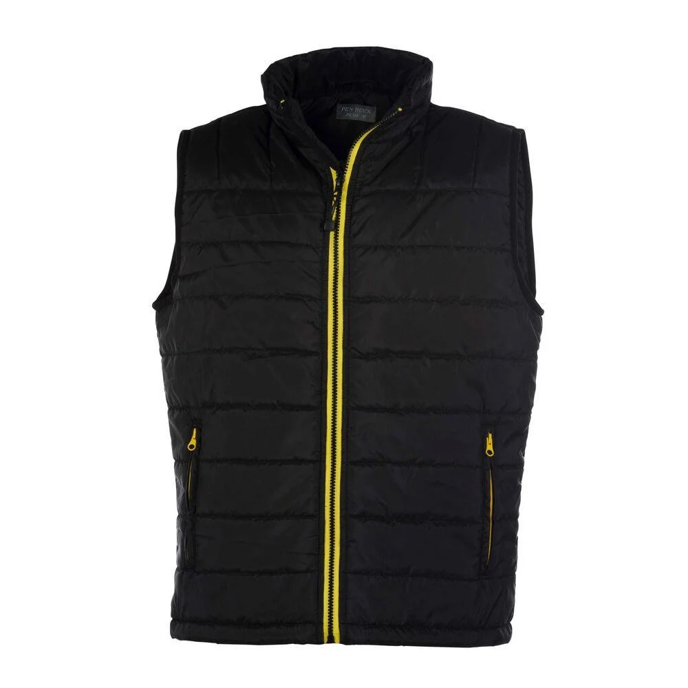 Pen Duick PK310 City Bodywarmer Heren – Black/Gold