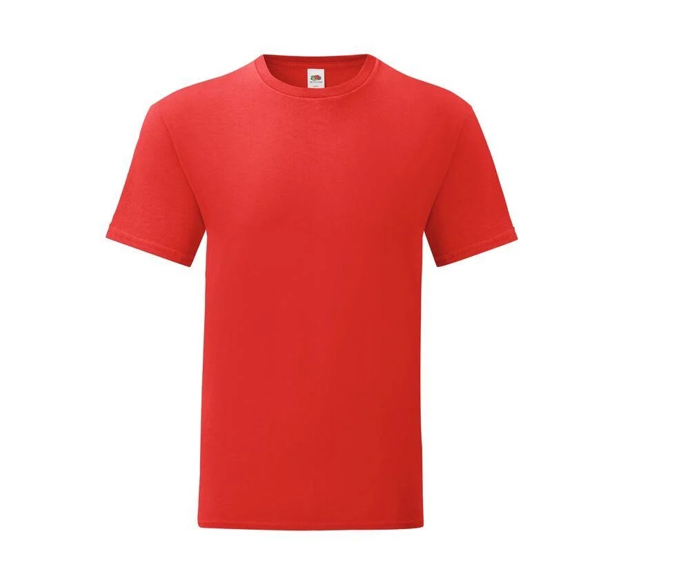 Fruit of the Loom SC150 Iconic T-shirt Heren – Red
