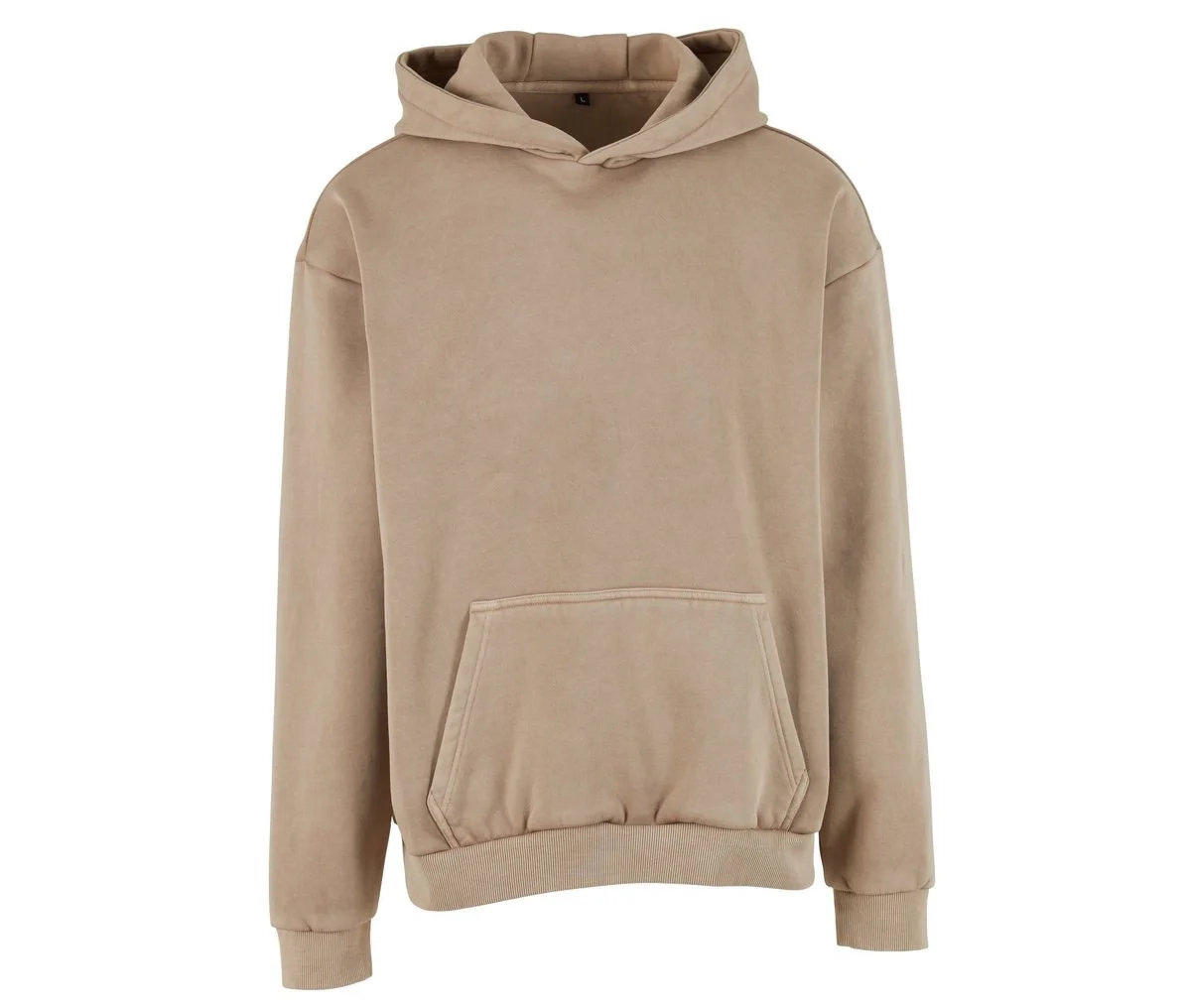 Build Your Brand BY294 Stonewash Heavy Hoodie – Chalkdust