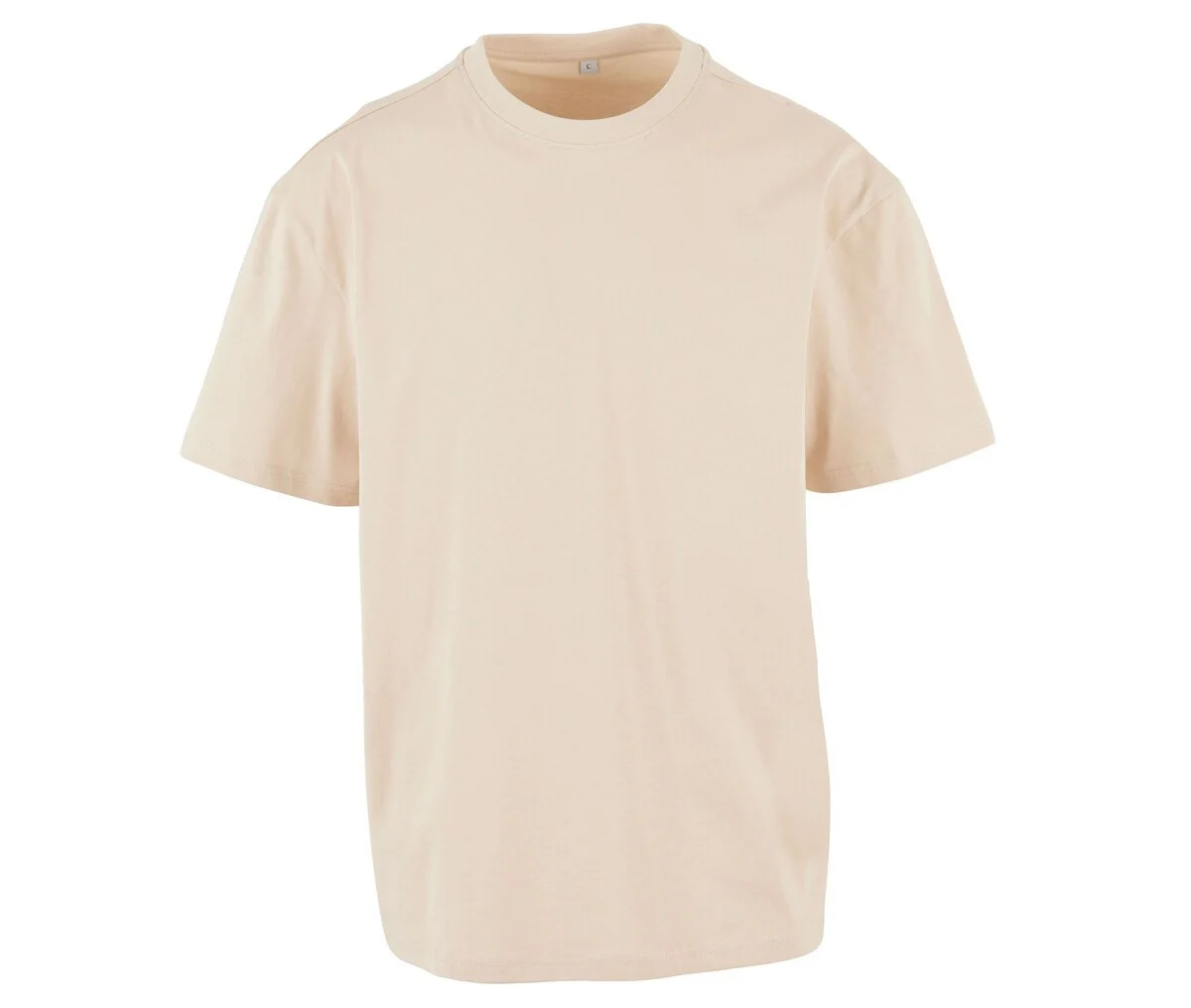 Build Your Brand BY308 Katoenen Loose Tee – Sand
