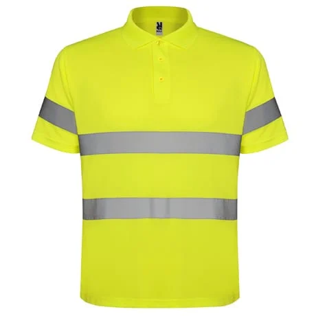 Roly HV9302 Polaris Poloshirt Hoge Zichtbaarheid – Yellow Fluor