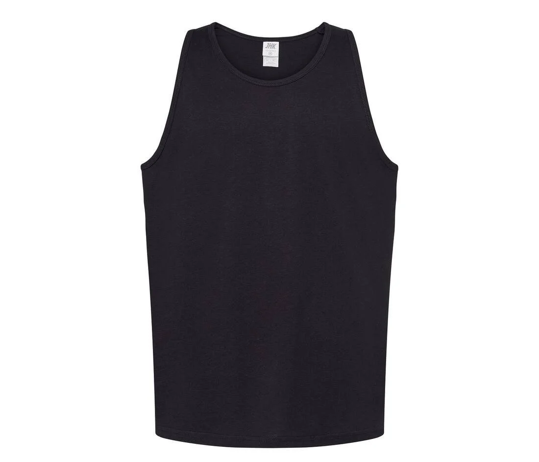 JHK JK405 Mouwloos T-shirt Heren – Black