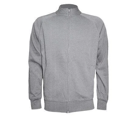 JHK JK296 Sweater met Grote Rits – Mixed Grey