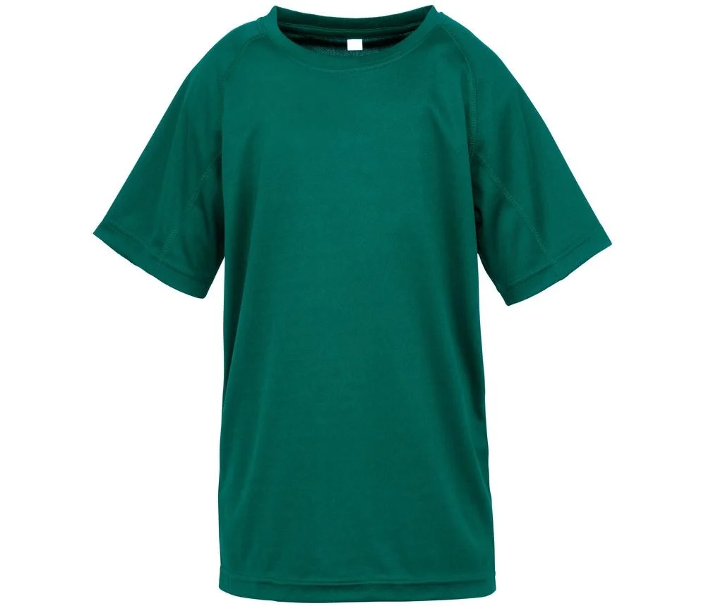 Spiro SP287J Aircool Kinder T-shirt – Bottle Green