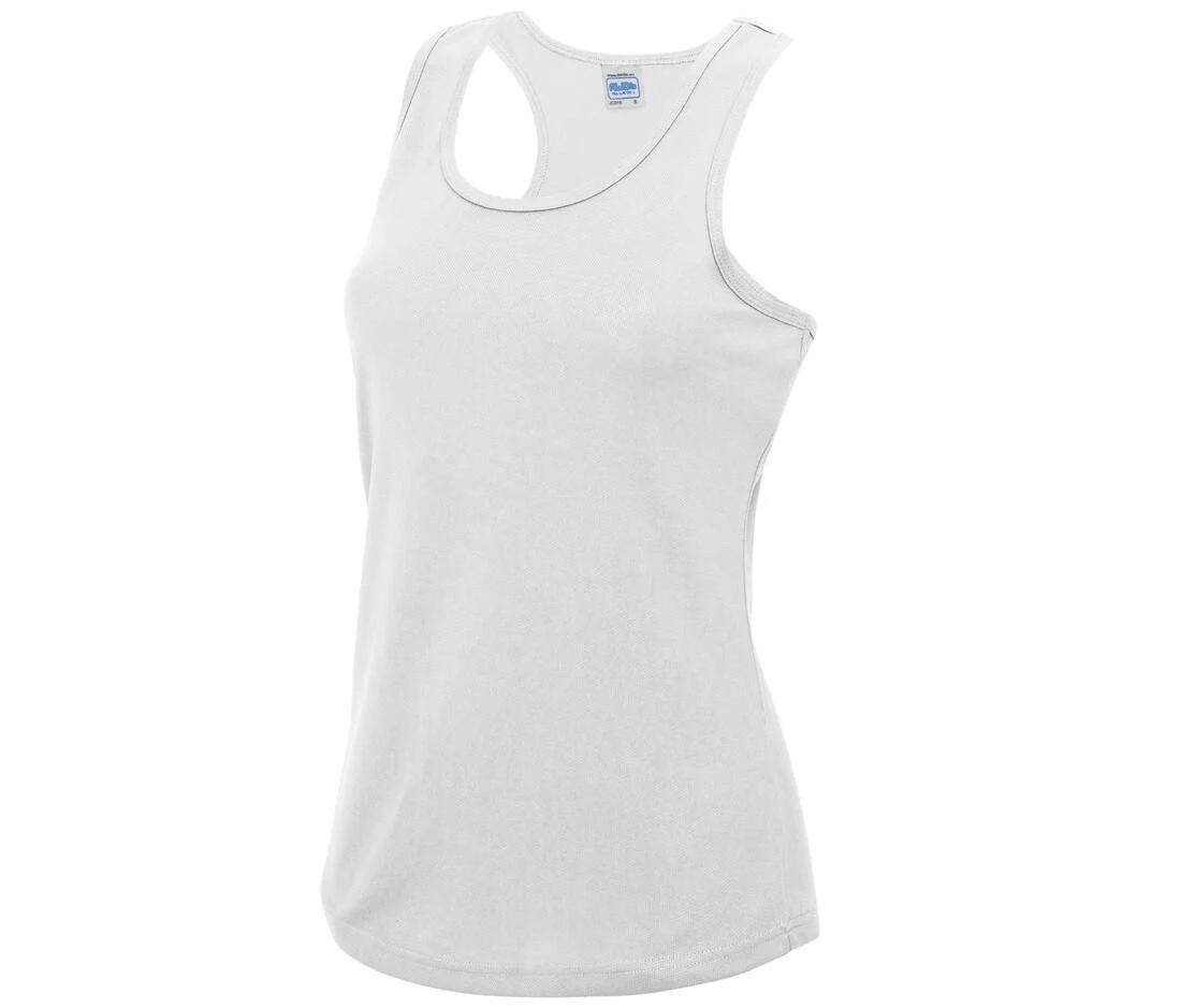 Just Cool JC015 Cool Sporttanktop Dames – Arctic White