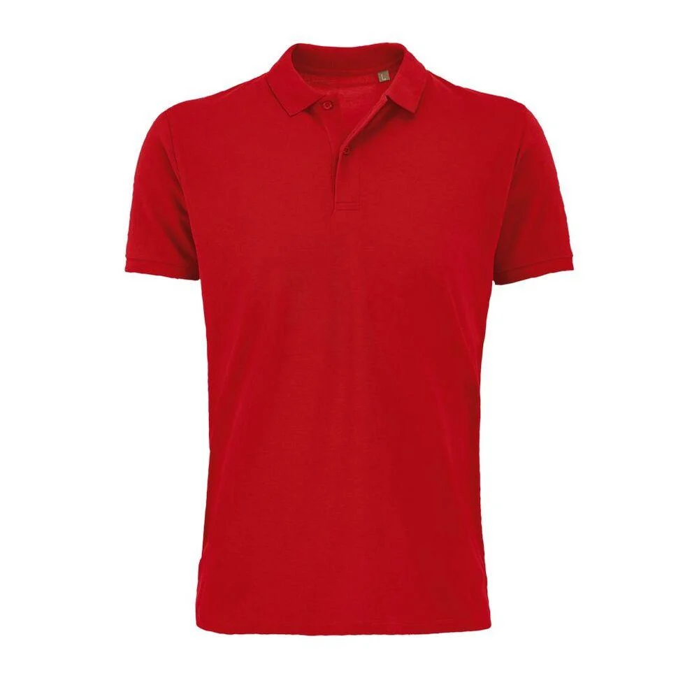 SOL'S 03566 Planet Biologisch Polo Heren – Rood