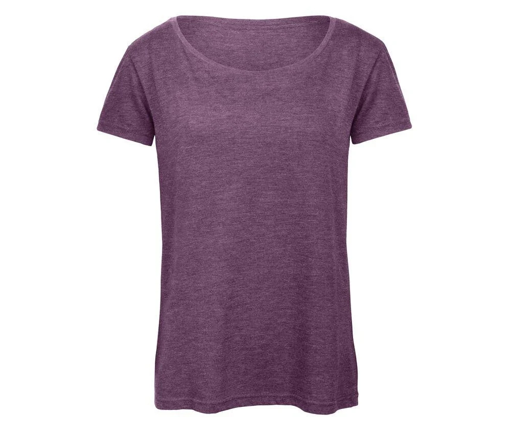 B&C BC056 TW056 Tri-Blend T-shirt Dames – Heather Purple