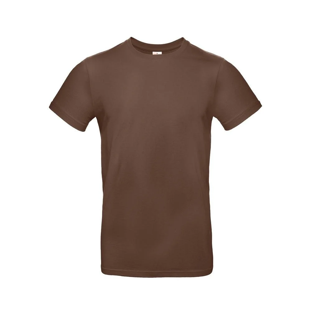 B&C BC03T #E190 T-shirt Heren – Chocolate