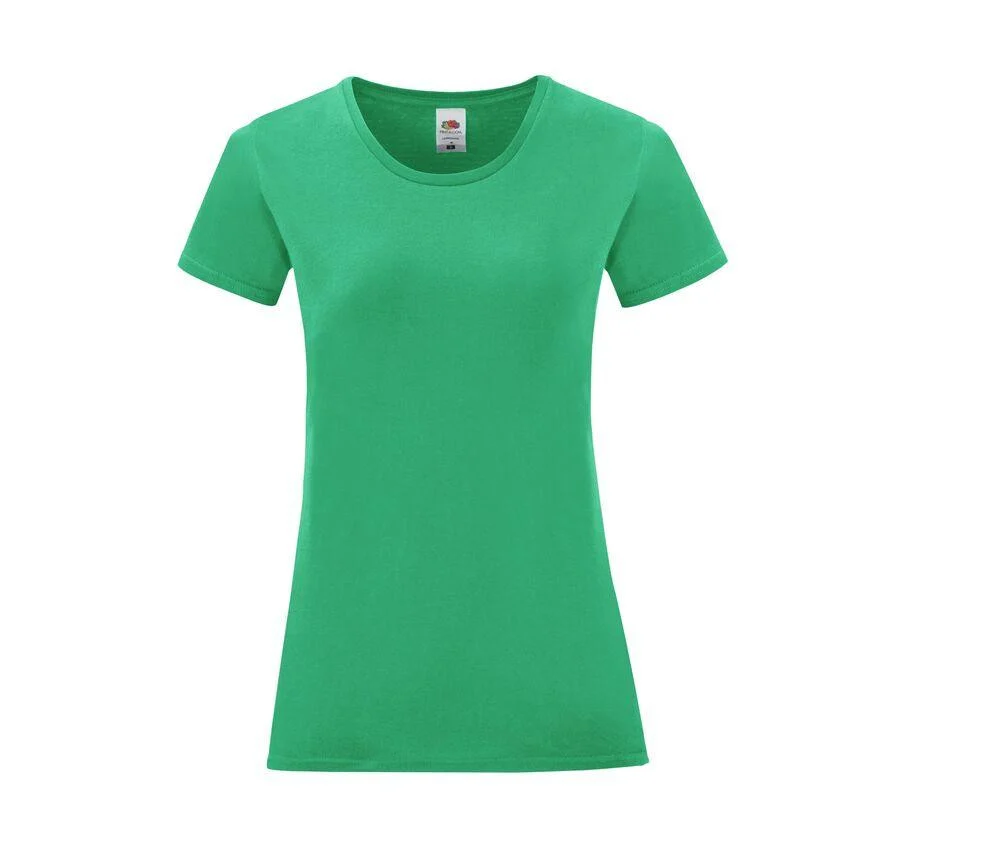 Fruit of the Loom SC151 Iconic T-shirt Dames – Kelly Green