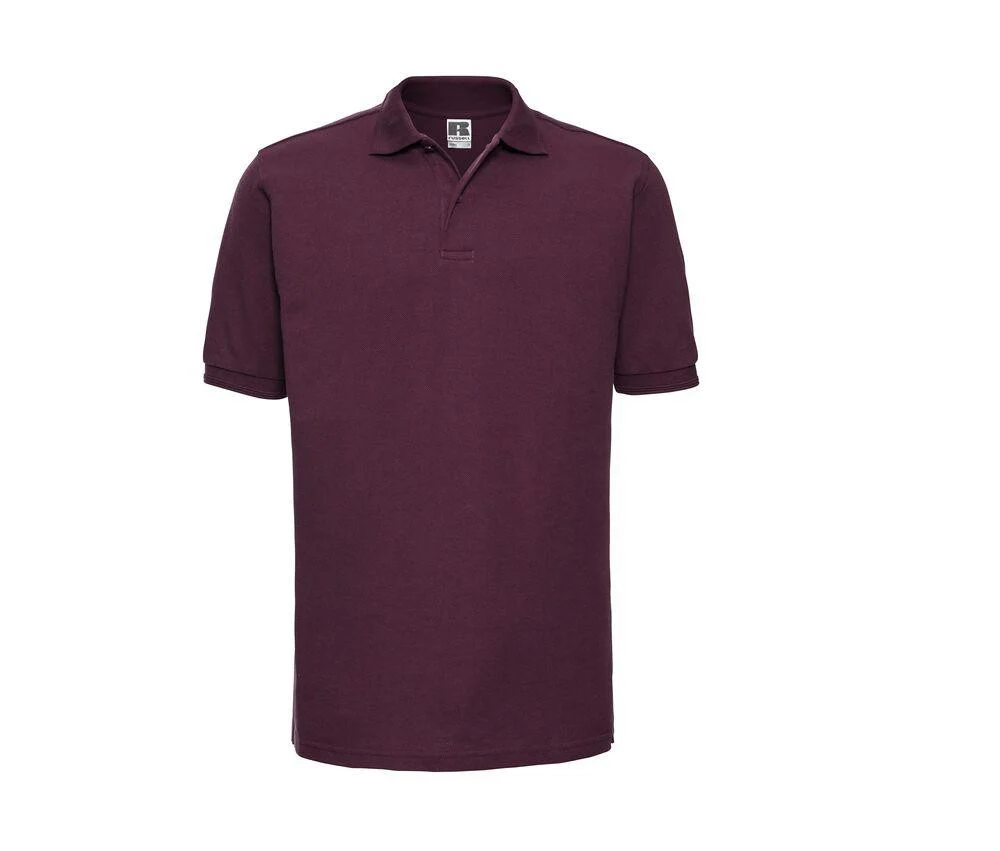 Russell JZ599 Duurzame Polykatoen Polo – Burgundy