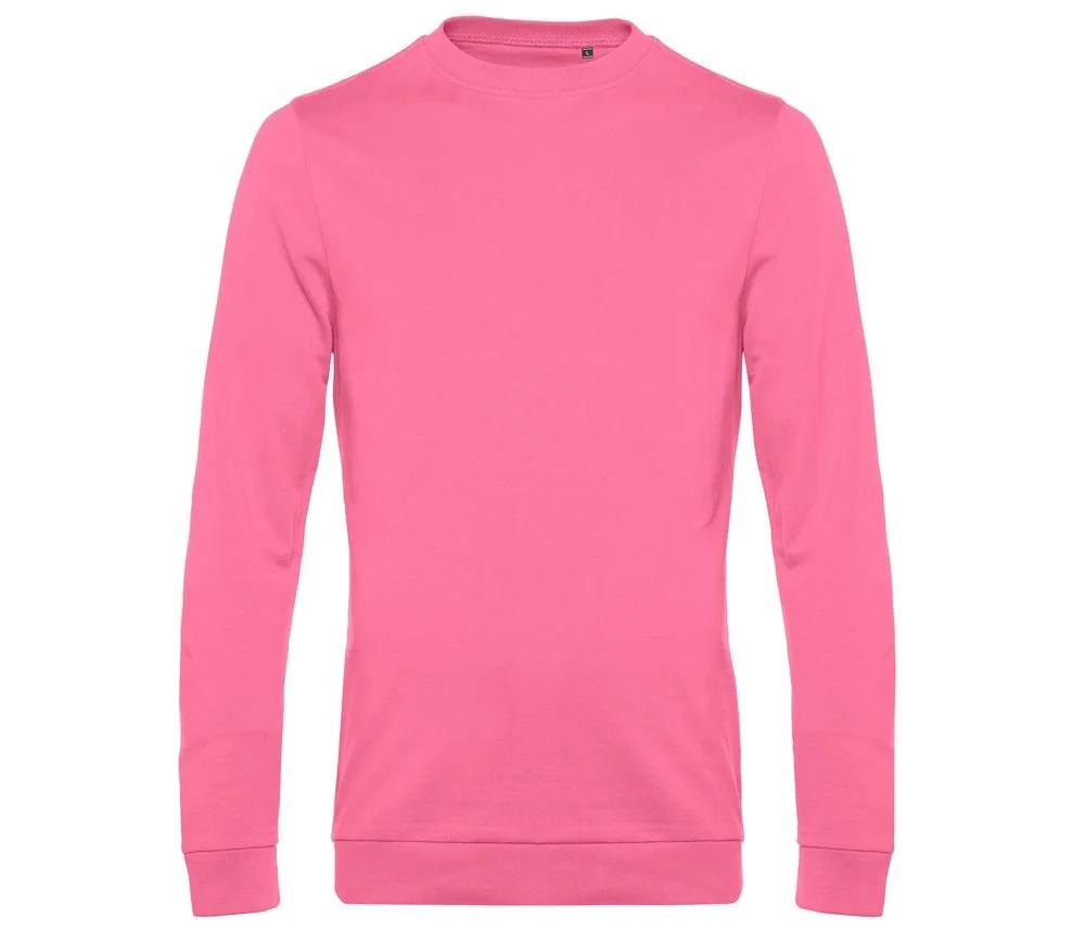 B&C BCU01W Sweater – Pink Fizz