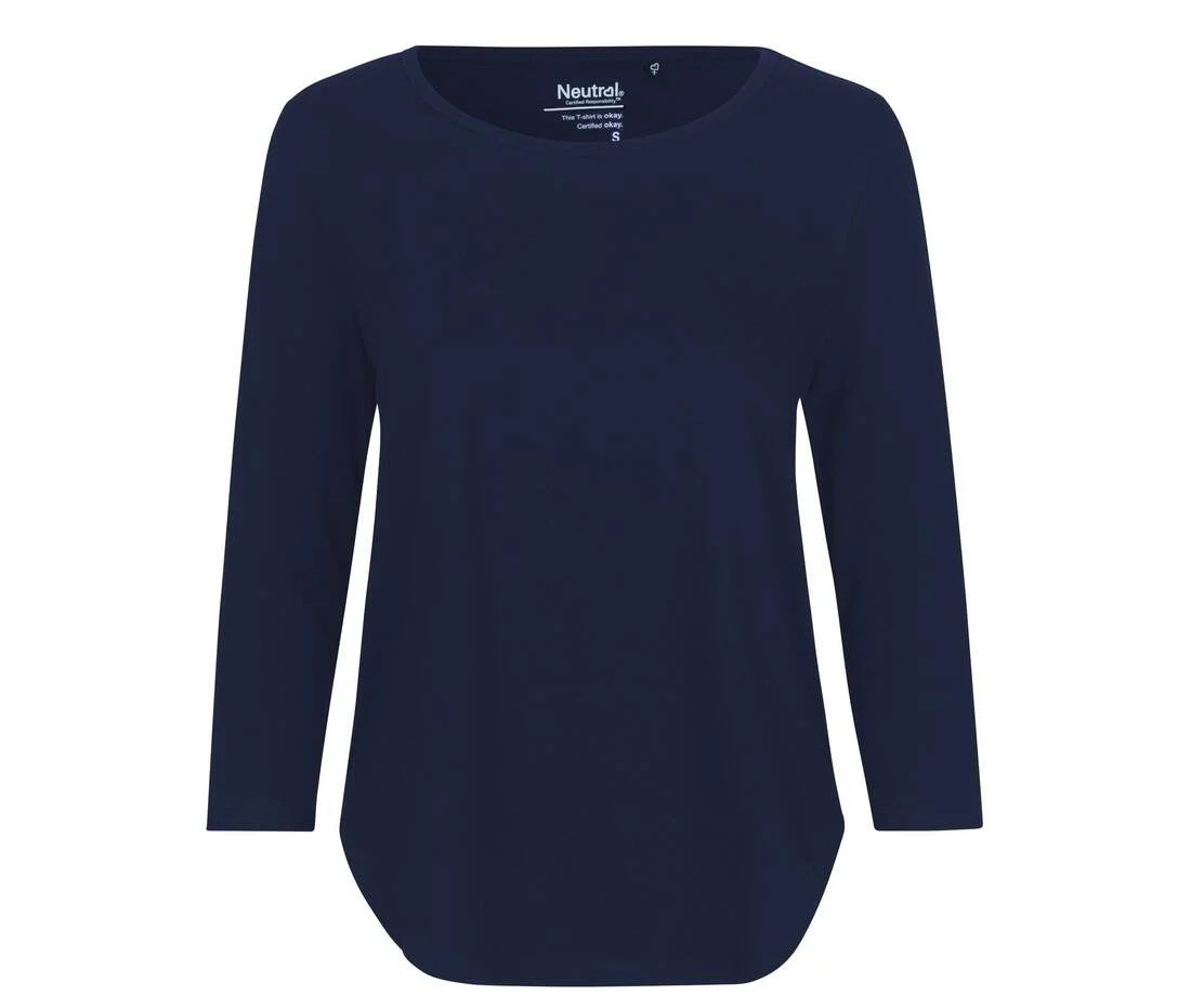 Neutral O81006 T-shirt 3/4 Mouwen Dames – Navy