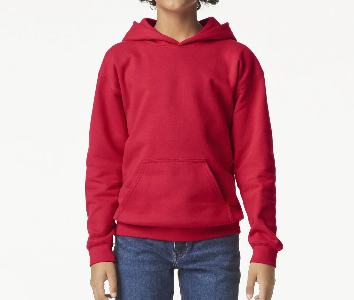 Gildan GNSF5B Kinderhoodie – Red