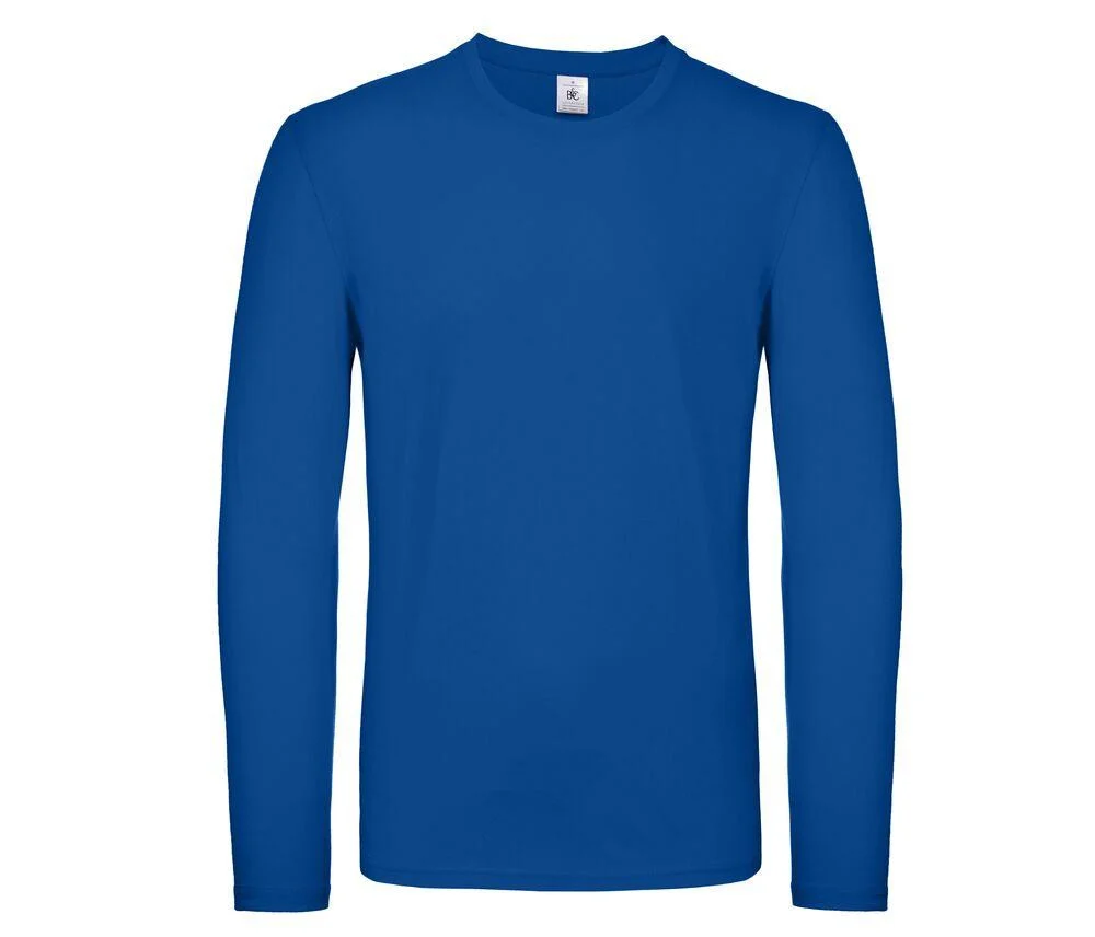 B&C BC05T #E150 T-shirt Lange Mouwen Heren – Royal blue