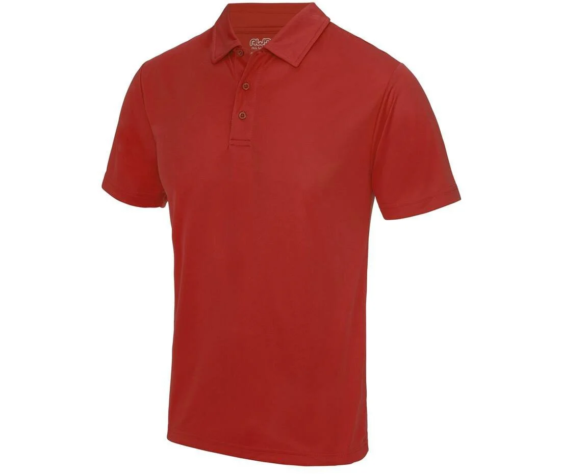 Just Cool JC040 Cool Polo – Fire Red